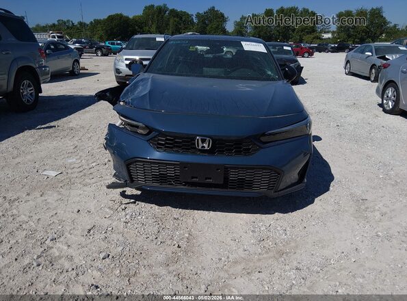 2HGFE4F87TH327321 2026 HONDA CIVIC HYBRID Синий Вид щитка приборов