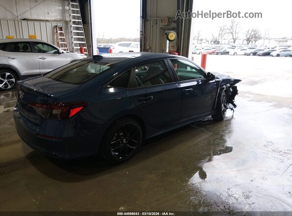 2HGFE4F87TH327321 2026 HONDA CIVIC HYBRID Синий Задняя правая четверть