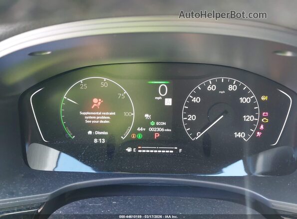 2HGFE4F88TH330177 2026 HONDA CIVIC HYBRID Black უკანა სავარძლების ხედი