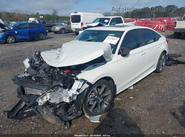 2HGFE4F89TH305661 2026 HONDA CIVIC HYBRID Белый Передняя левая четверть