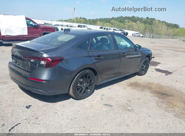 2HGFE4F8XSH346086 2025 HONDA CIVIC HYBRID Серый Задняя правая четверть