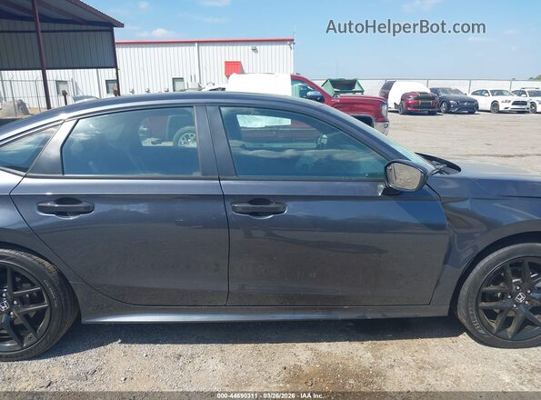 2HGFE4F8XSH346086 2025 HONDA CIVIC HYBRID Серый Вид задней части салона