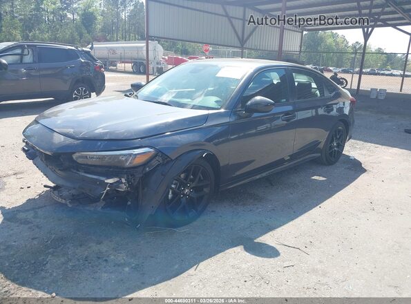 2HGFE4F8XSH346086 2025 HONDA CIVIC HYBRID Серый Передняя левая четверть
