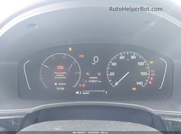 2HGFE4F8XSH346086 2025 HONDA CIVIC HYBRID Серый Вид задних сидений