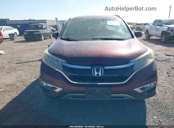 2HKRM3H75GH565162 2016 HONDA CR-V Темно-бордовый Вид щитка приборов