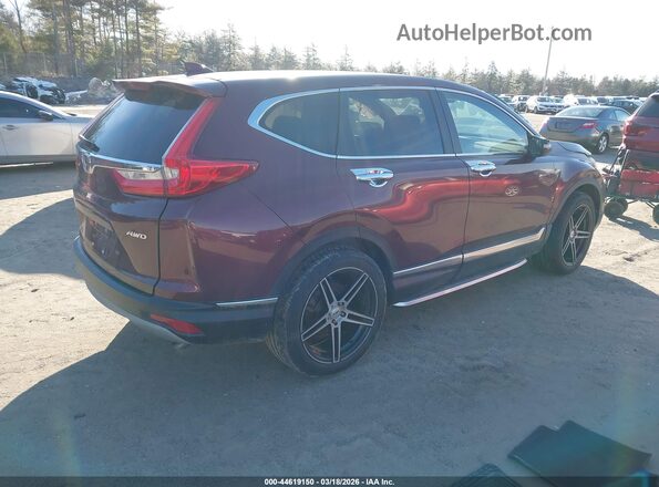 2HKRW2H56HH656221 2017 HONDA CR-V Темно-бордовый Задняя правая четверть