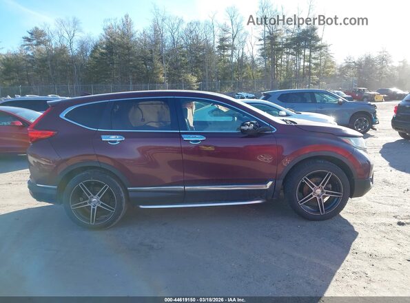 2HKRW2H56HH656221 2017 HONDA CR-V Темно-бордовый Вид задней части салона