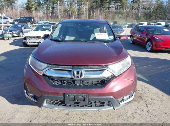 2HKRW2H56HH656221 2017 HONDA CR-V Темно-бордовый Вид щитка приборов