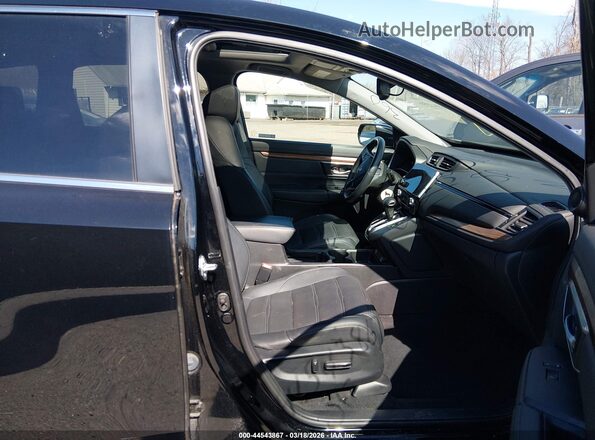 2HKRW2H83NH640581 2022 HONDA CR-V Черный Вид салона спереди