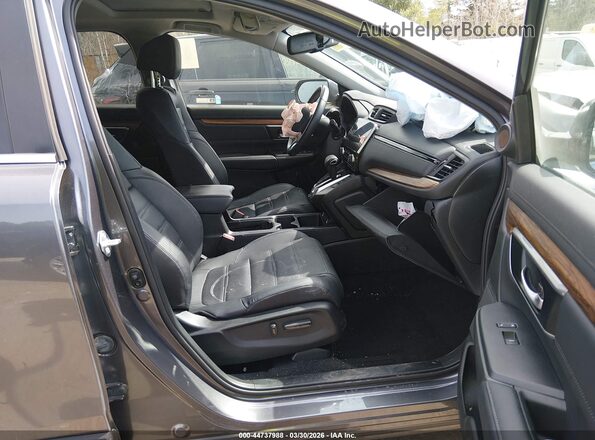 2HKRW2H85NH660282 2022 HONDA CR-V Серый Вид салона спереди