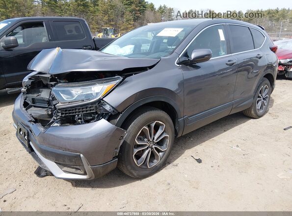 2HKRW2H85NH660282 2022 HONDA CR-V Серый Передняя левая четверть