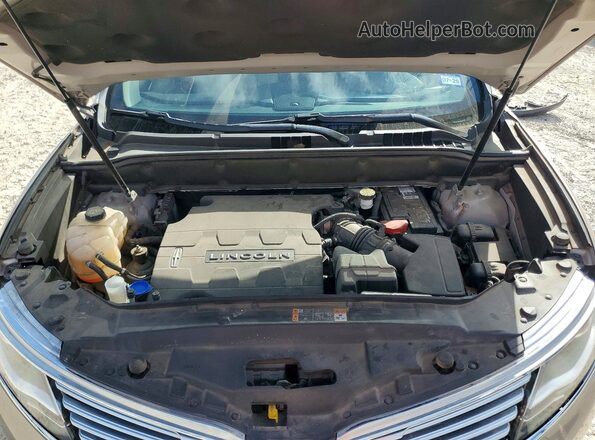 2LMPJ6JR1JBL40964 2018 LINCOLN MKX Золотой Вид подкапотного пространства