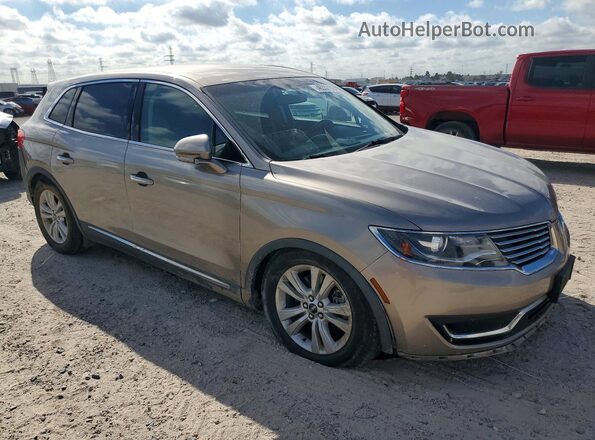 2LMPJ6JR1JBL40964 2018 LINCOLN MKX Золотой Передняя правая четверть