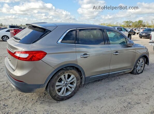 2LMPJ6JR1JBL40964 2018 LINCOLN MKX Золотой Задняя правая четверть