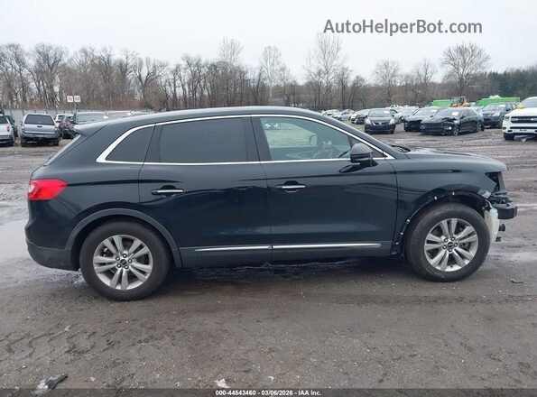 2LMPJ6JR2JBL34591 2018 LINCOLN MKX Black Widok zestawu wskaźników