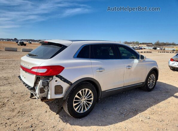 2LMPJ6KR3HBL24435 2017 LINCOLN MKX Белый Задняя правая четверть