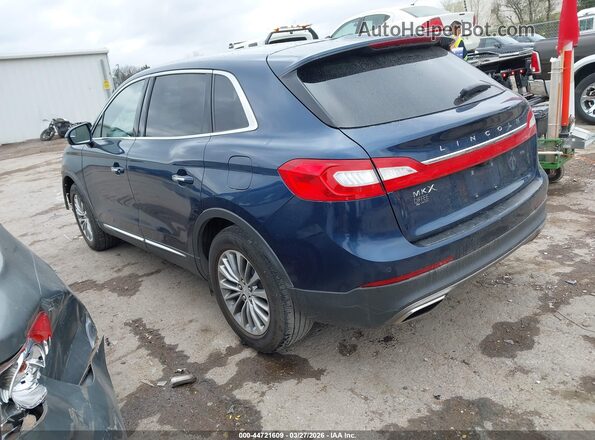 2LMPJ6KRXHBL20172 2017 LINCOLN MKX Blue Trasero izquierdo