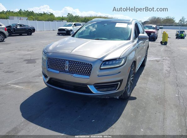 2LMPJ6L96KBL13385 2019 LINCOLN NAUTILUS Silver წინა მარცხენა ხედი სამი მეოთხედიდან