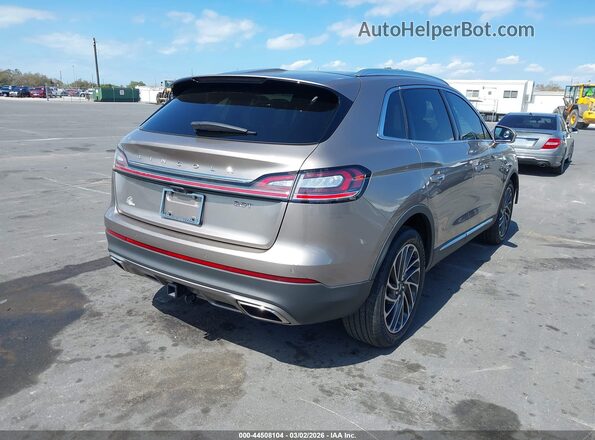 2LMPJ6L96KBL13385 2019 LINCOLN NAUTILUS Silver უკანა მარჯვენა