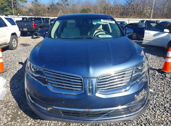 2LMPJ6LP0JBL34715 2018 LINCOLN MKX Blue Front view