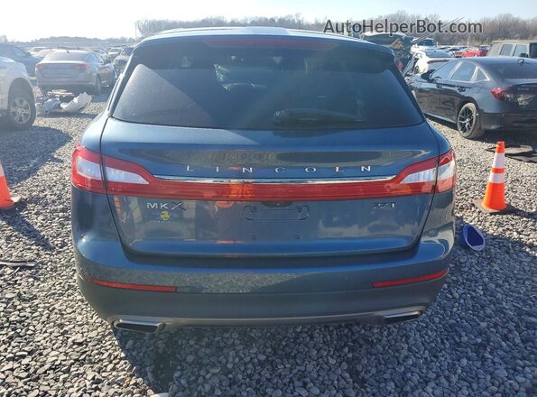 2LMPJ6LP0JBL34715 2018 LINCOLN MKX Blue Rear view