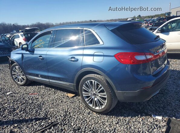 2LMPJ6LP0JBL34715 2018 LINCOLN MKX Blue Rear left