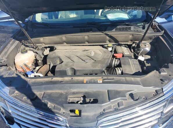 2LMPJ6LP0JBL34715 2018 LINCOLN MKX Blue Engine compartment view