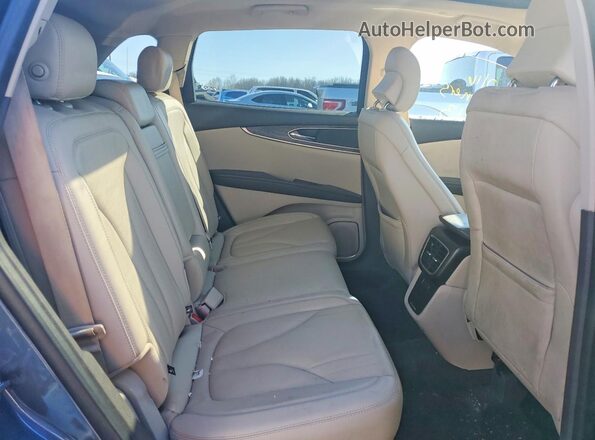 2LMPJ6LP0JBL34715 2018 LINCOLN MKX Blue Rear interior view