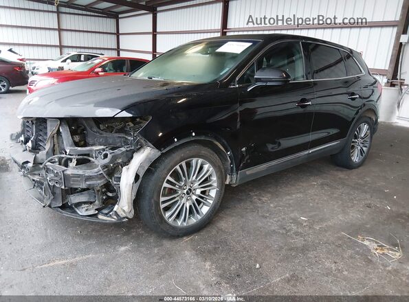 2LMPJ6LR2JBL50318 2018 LINCOLN MKX Black წინა მარცხენა ხედი სამი მეოთხედიდან