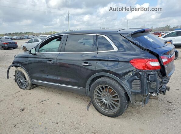2LMPJ6LR6GBL60648 2016 LINCOLN MKX Черный Задняя левая четверть