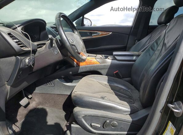2LMPJ6LR6GBL60648 2016 LINCOLN MKX Черный Вид салона спереди
