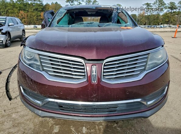 2LMPJ6LR6JBL48698 2018 LINCOLN MKX Burgundy Вид спереду