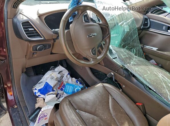 2LMPJ6LR6JBL48698 2018 LINCOLN MKX Burgundy Вид панелі приладів