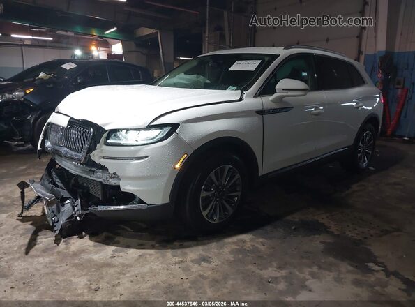 2LMPJ8J98PBL00739 2023 LINCOLN NAUTILUS White Vista tres cuartos delantera izquierda