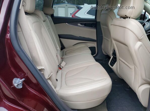 2LMPJ8K90LBL25417 2020 LINCOLN NAUTILUS Бордовый Вид задней части салона