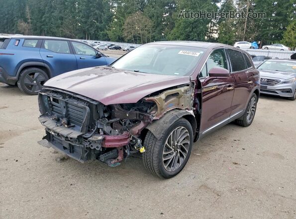 2LMPJ8K90LBL25417 2020 LINCOLN NAUTILUS Бордовый Передняя левая четверть