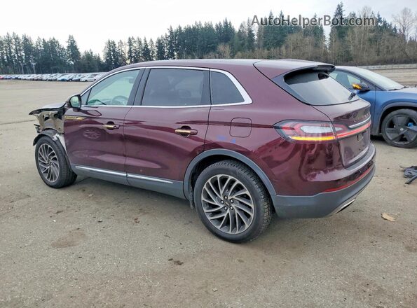 2LMPJ8K90LBL25417 2020 LINCOLN NAUTILUS Бордовый Задняя левая четверть
