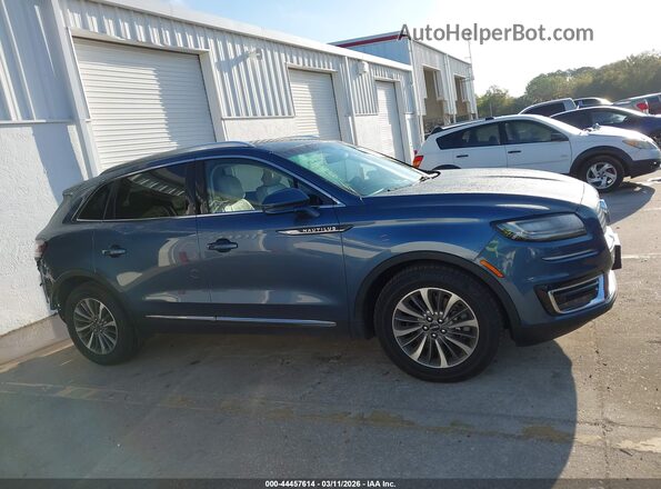 2LMPJ8K98KBL28404 2019 LINCOLN NAUTILUS Синий Панорамный вид салона 360°