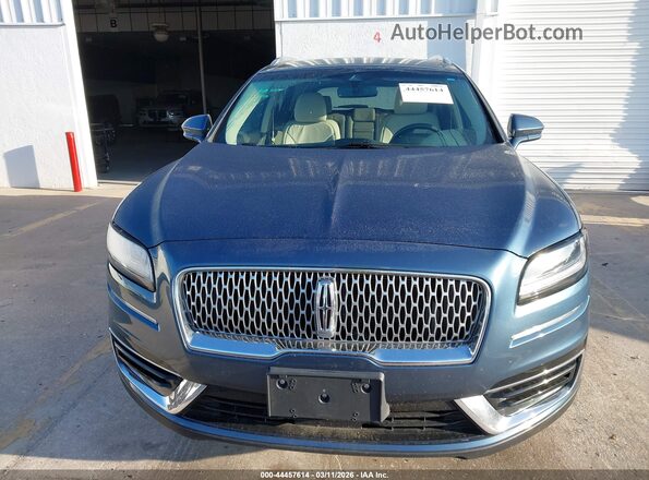2LMPJ8K98KBL28404 2019 LINCOLN NAUTILUS Синий Вид задней части салона