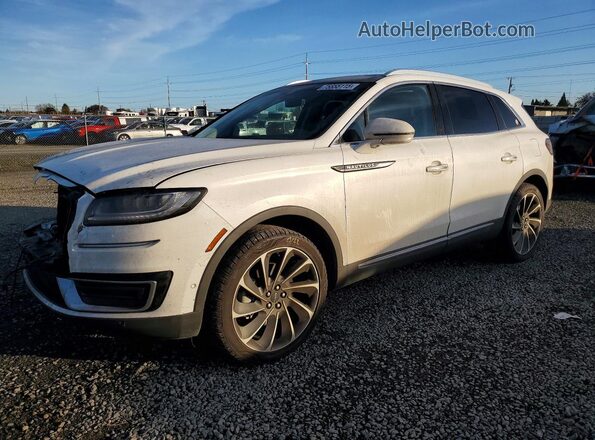 2LMPJ8KP2LBL15874 2020 LINCOLN NAUTILUS White Przód lewy