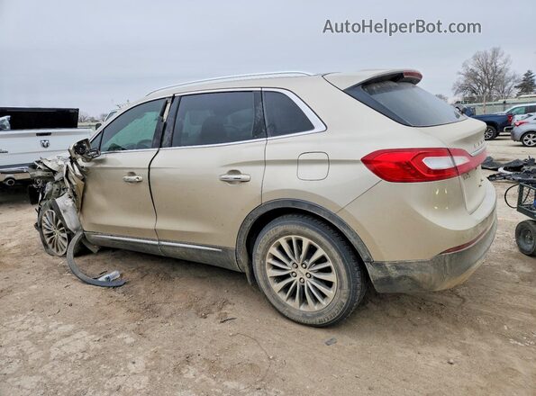 2LMPJ8KP3HBL51239 2017 LINCOLN MKX Золотой Задняя левая четверть