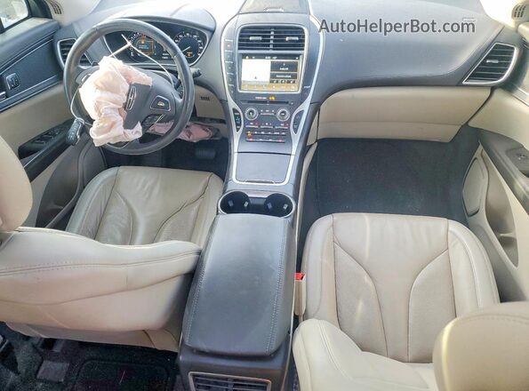 2LMPJ8KP3HBL51239 2017 LINCOLN MKX Золотой Вид панели приборов