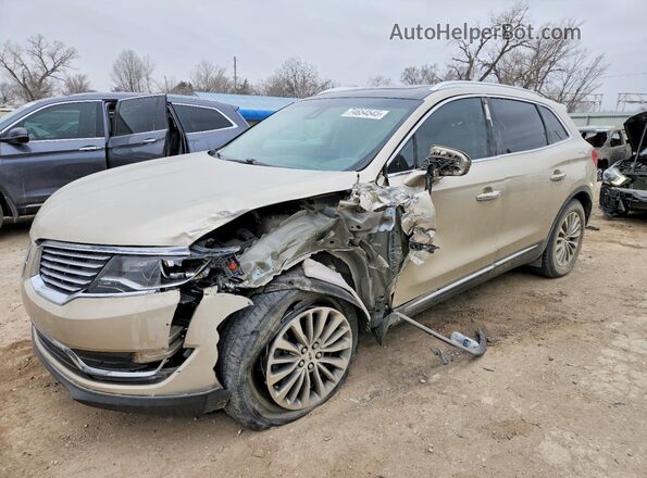 2LMPJ8KP3HBL51239 2017 LINCOLN MKX Золотой Передняя левая четверть