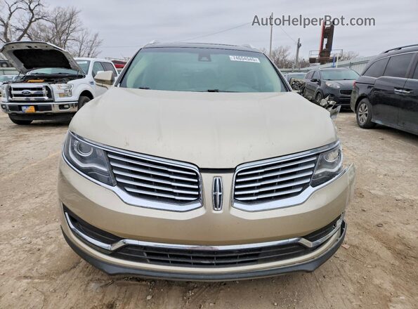 2LMPJ8KP3HBL51239 2017 LINCOLN MKX Золотой Вид спереди