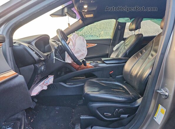 2LMPJ8KR0HBL28664 2017 LINCOLN MKX Серый Вид салона спереди