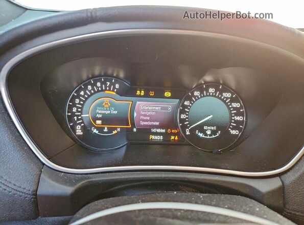 2LMPJ8KR0HBL28664 2017 LINCOLN MKX Серый Вид щитка приборов