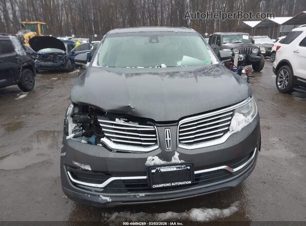 2LMPJ8KR0HBL52611 2017 LINCOLN MKX Серый Вид щитка приборов