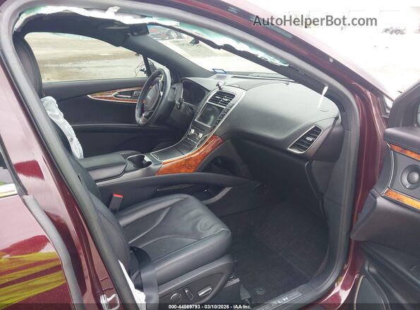 2LMPJ8L99KBL32797 2019 LINCOLN NAUTILUS Темно-бордовый Вид салона спереди