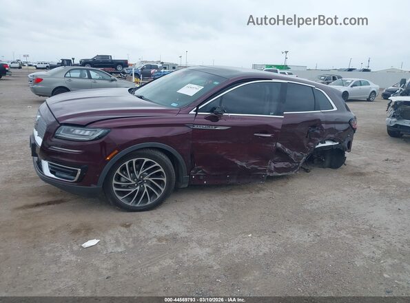2LMPJ8L99KBL32797 2019 LINCOLN NAUTILUS Темно-бордовый Панорамный вид салона 360°
