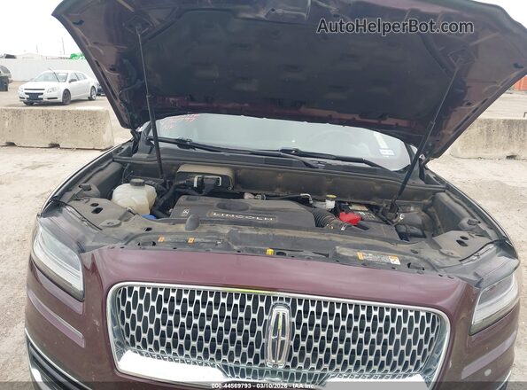 2LMPJ8L99KBL32797 2019 LINCOLN NAUTILUS Темно-бордовый Вид сзади